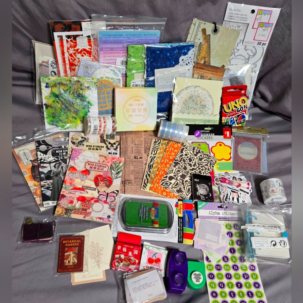 Scrapbooking Supplies Lot